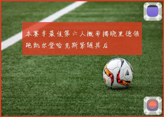 本赛季最佳第六人概率揭晓里德领跑凯尔登哈克斯紧随其后